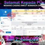 BUKTI JACKPOT CASINO SWEET BONANZA CANDYLAND TERPERCAYA DI INDONESIA TGL 21-06-2025