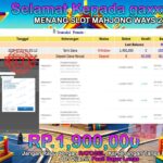 BUKTI JACKPOT SLOT MAHJONG WAYS 2 TERPERCAYA DI INDONESIA TGL 21-07-2025