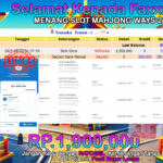 BUKTI JACKPOT SLOT MAHJONG WAYS 2 TERPERCAYA DI INDONESIA TGL 03-08-2025