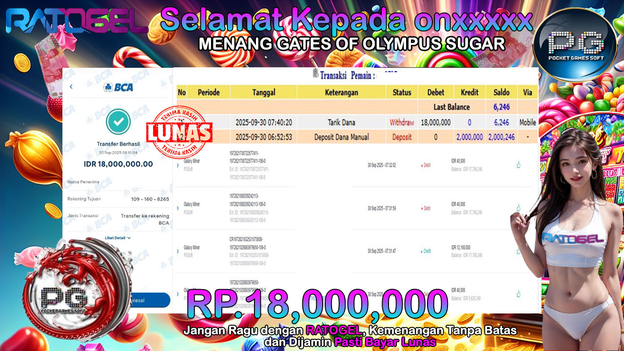 BUKTI JACKPOT SLOT PG SOFT GALAXY MINER TERPERCAYA DI INDONESIA TGL 29-09-2025