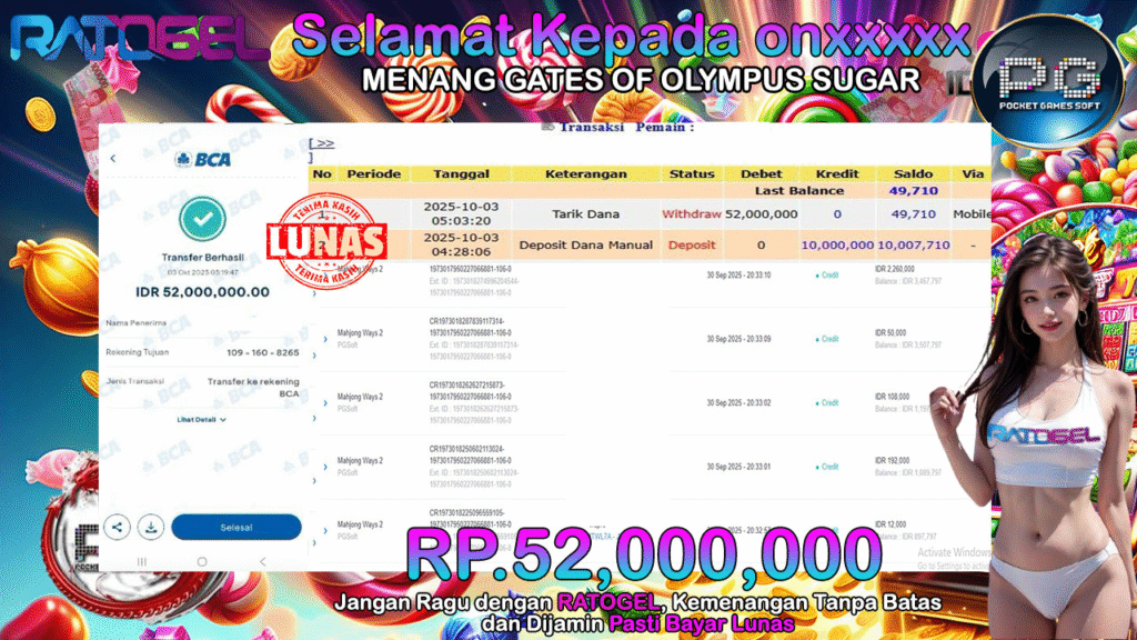 BUKTI JACKPOT SLOT PG SOFT GALAXY MINER TERPERCAYA DI INDONESIA TGL 03-10-2025