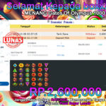 BUKTI JACKPOT SLOT GATES OF OLYMPUS 1000 TERPERCAYA DI INDONESIA TGL 08-11-2025